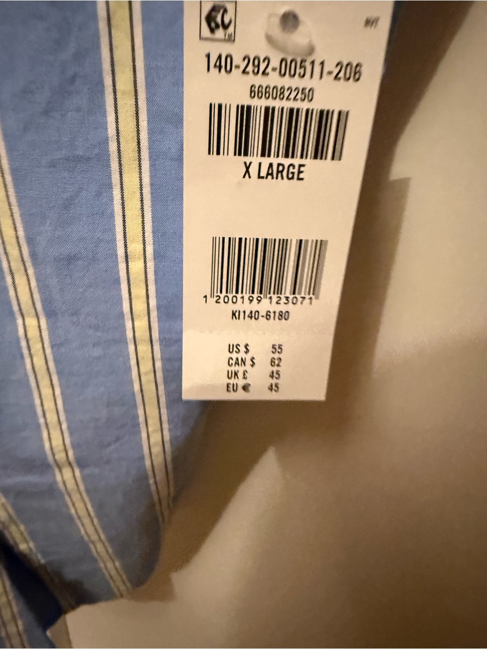 Abercrombie & Fitch Blue Striped Button-Front Cami - Picture 2 of 3